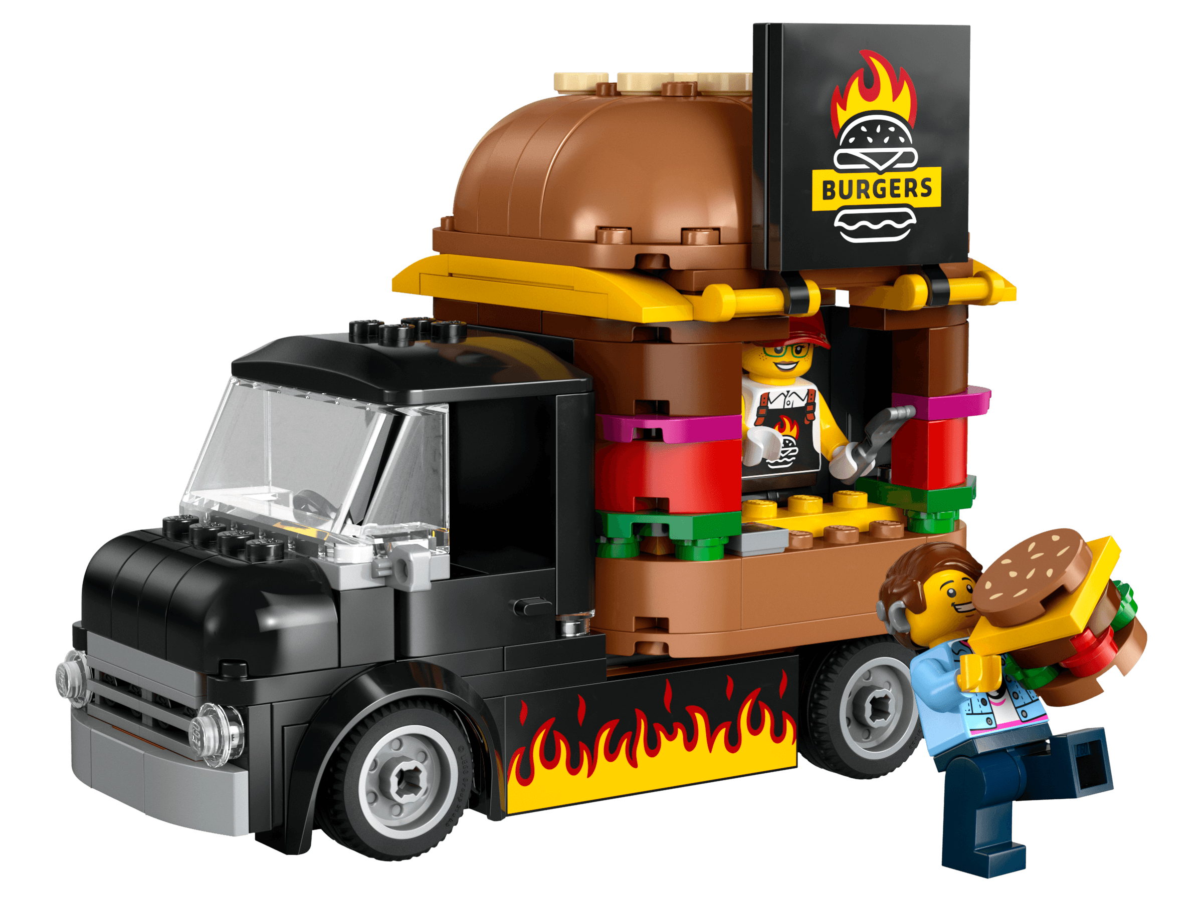 Boîte du set LEGO 60404 City Le food-truck de burgers