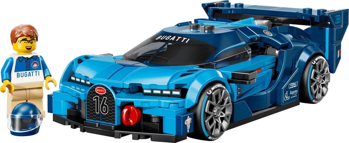 Boîte du set LEGO 77253 Speed Champions Hypercar Bugatti Vision GT