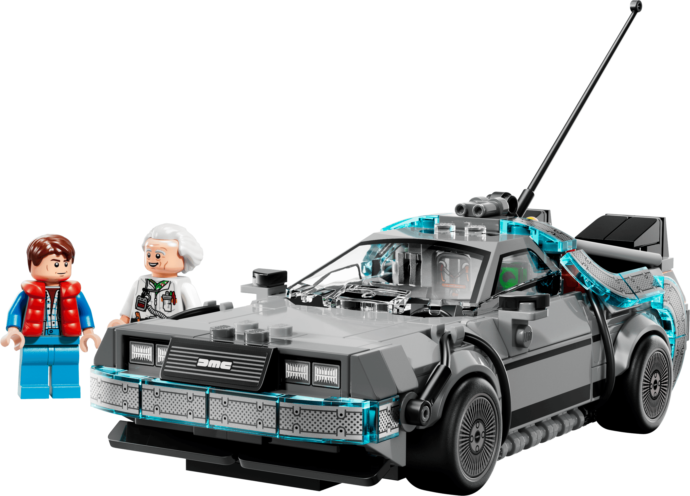 Boîte du set LEGO 77256 Speed Champions La machine à remonter le temps